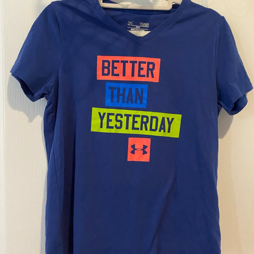 Under Armour Kids Blue Graphic T-Shirt